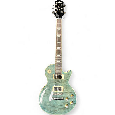 Used Epiphone Les Paul Standard '60s Quilt Trans Blue Solid Body Electric Guitar