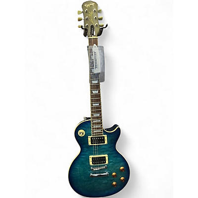 Used Epiphone Les Paul Standard Aqua Solid Body Electric Guitar