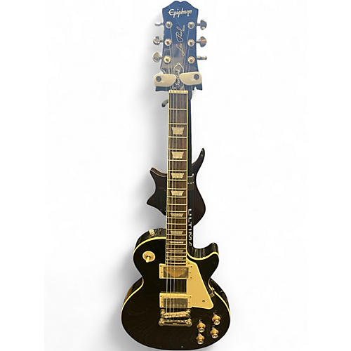 Used Epiphone Les Paul Standard BLACK Solid Body Electric Guitar BLACK