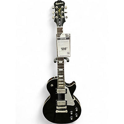 Used Epiphone Les Paul Standard Black Royale Collection Limited Edition Black Solid Body Electric Guitar
