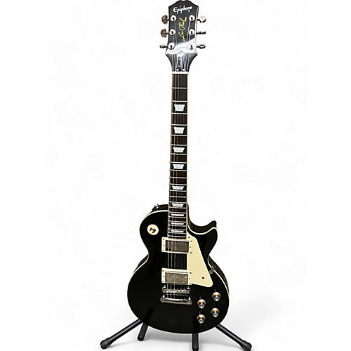 Epiphone Used Epiphone Les Paul Standard Black Solid Body Electric Guitar Black