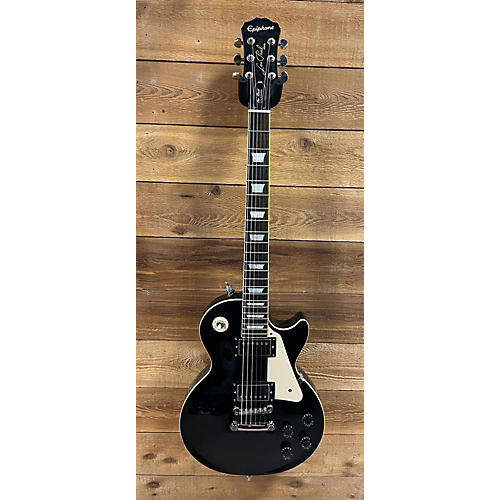 Epiphone Used Epiphone Les Paul Standard Black Solid Body Electric Guitar Black