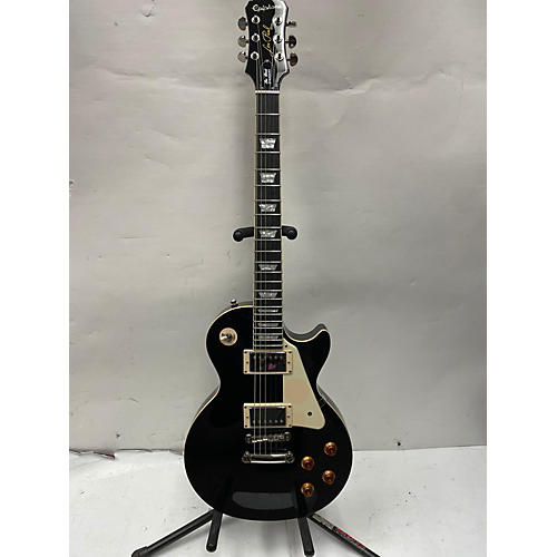 Epiphone Used Epiphone Les Paul Standard Black Solid Body Electric Guitar Black