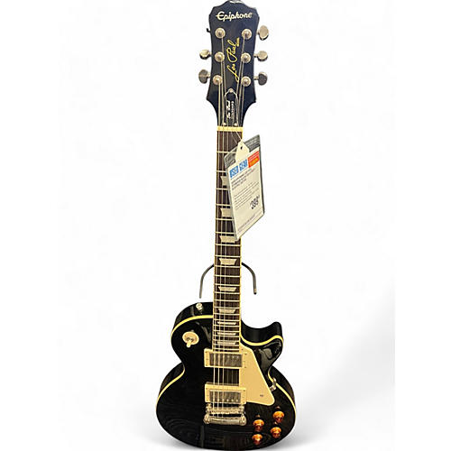 Epiphone Used Epiphone Les Paul Standard Black Solid Body Electric Guitar Black