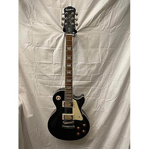 Epiphone Used Epiphone Les Paul Standard Black Solid Body Electric Guitar Black