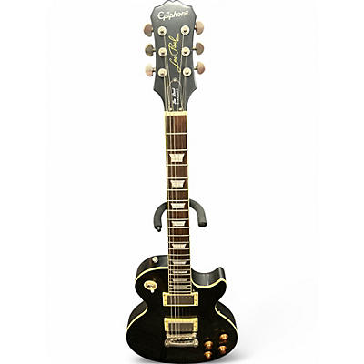 Used Epiphone Les Paul Standard Black Solid Body Electric Guitar