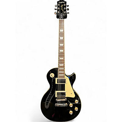 Used Epiphone Les Paul Standard  Black Solid Body Electric Guitar