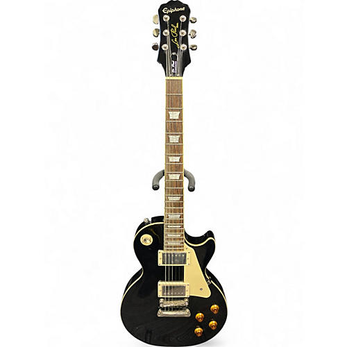 Used Epiphone Les Paul Standard Black Solid Body Electric Guitar Black