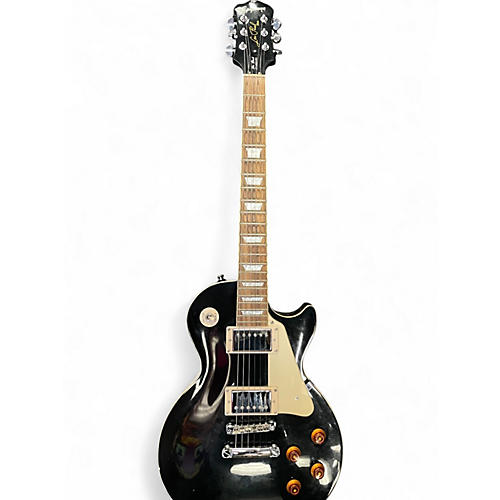 Used Epiphone Les Paul Standard Black Solid Body Electric Guitar Black