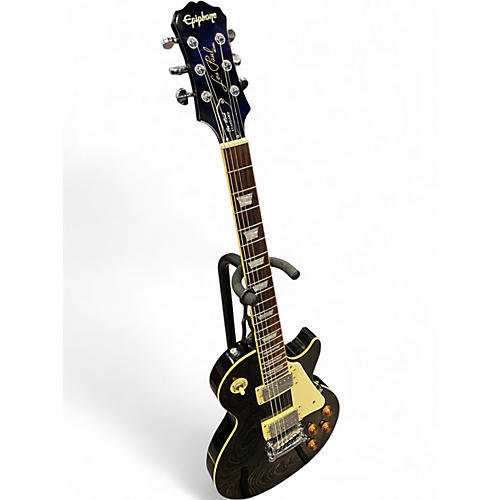 Used Epiphone Les Paul Standard Black Solid Body Electric Guitar Black