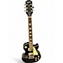 Used Epiphone Les Paul Standard Black Solid Body Electric Guitar Black