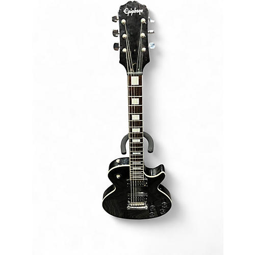 Used Epiphone Les Paul Standard Black Solid Body Electric Guitar Black