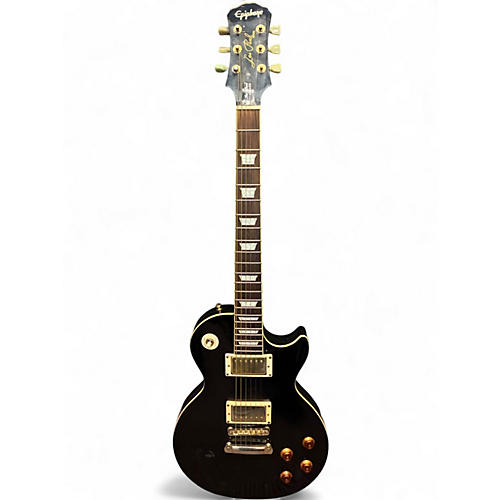 Used Epiphone Les Paul Standard Black Solid Body Electric Guitar Black