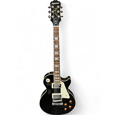 Used Epiphone Les Paul Standard Black Solid Body Electric Guitar