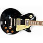 Used Epiphone Les Paul Standard Black Solid Body Electric Guitar Black