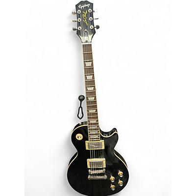 Used Epiphone Les Paul Standard Black Solid Body Electric Guitar