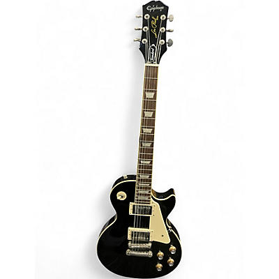 Used Epiphone Les Paul Standard Black Solid Body Electric Guitar
