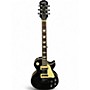 Used Epiphone Les Paul Standard Black Solid Body Electric Guitar Black