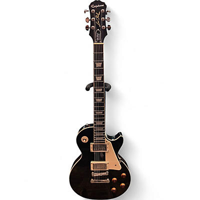 Used Epiphone Les Paul Standard Black Solid Body Electric Guitar