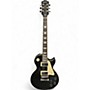 Used Epiphone Les Paul Standard Black Solid Body Electric Guitar Black