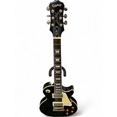 Used Epiphone Les Paul Standard Black Solid Body Electric Guitar