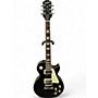 Used Epiphone Les Paul Standard Black Solid Body Electric Guitar Black