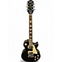 Used Epiphone Les Paul Standard Black Solid Body Electric Guitar Black