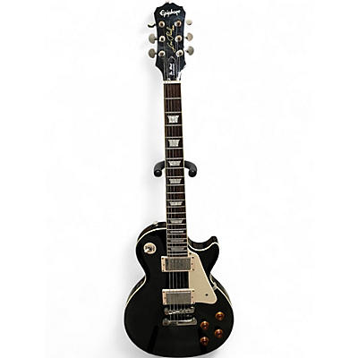 Used Epiphone Les Paul Standard Black Solid Body Electric Guitar