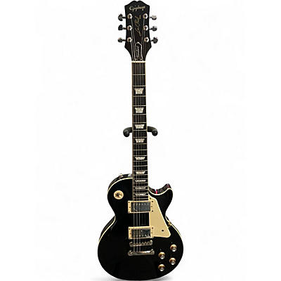 Used Epiphone Les Paul Standard Black Solid Body Electric Guitar
