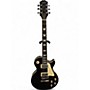 Used Epiphone Les Paul Standard Black Solid Body Electric Guitar Black