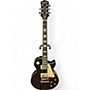 Used Epiphone Les Paul Standard Black Solid Body Electric Guitar Black