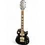 Used Epiphone Les Paul Standard Black Solid Body Electric Guitar Black