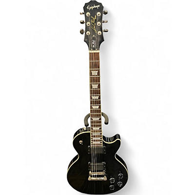 Used Epiphone Les Paul Standard Black Solid Body Electric Guitar