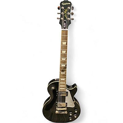 Used Epiphone Les Paul Standard Black Sparkle Solid Body Electric Guitar