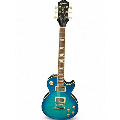 Used Epiphone Les Paul Standard Blue Burst Solid Body Electric Guitar