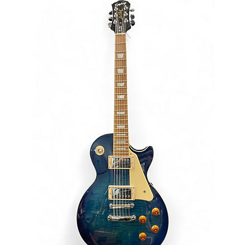 Epiphone Used Epiphone Les Paul Standard Blue Solid Body Electric Guitar Blue