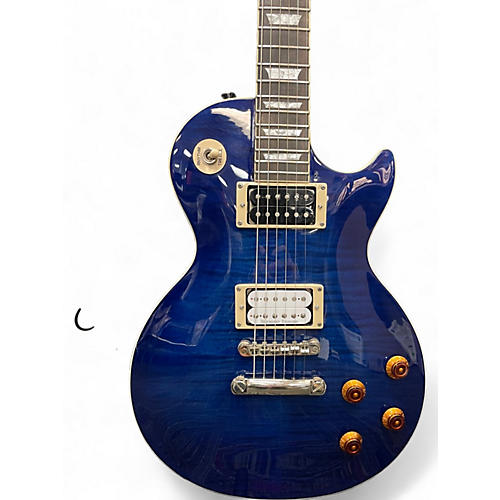 Used Epiphone Les Paul Standard Blue Solid Body Electric Guitar Blue