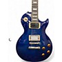 Used Epiphone Les Paul Standard Blue Solid Body Electric Guitar Blue