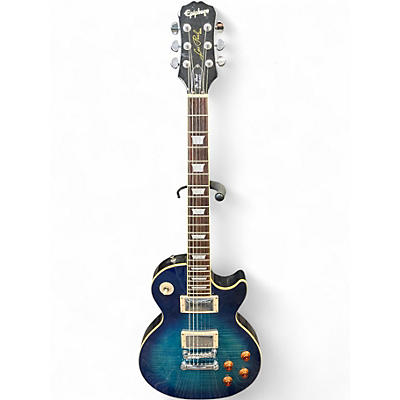 Used Epiphone Les Paul Standard Blue Solid Body Electric Guitar
