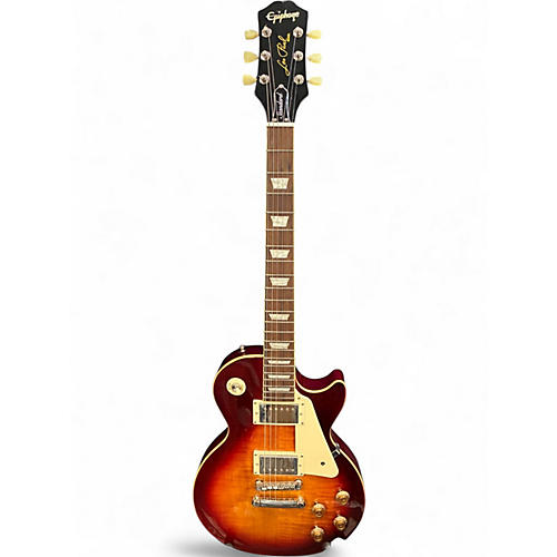 Used Epiphone Les Paul Standard Cherry Sunburst Solid Body Electric Guitar Cherry Sunburst