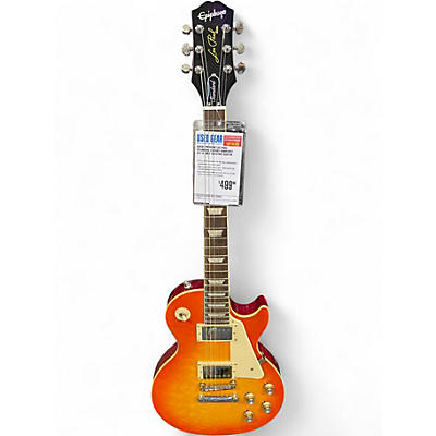 Used Epiphone Les Paul Standard Cherry Sunburst Solid Body Electric Guitar
