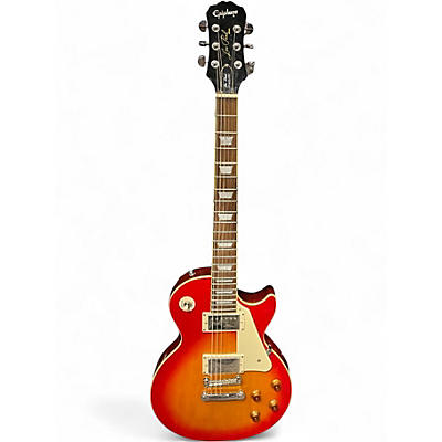 Used Epiphone Les Paul Standard Cherry Sunburst Solid Body Electric Guitar