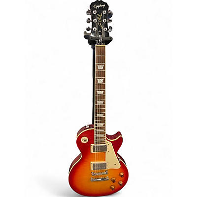 Used Epiphone Les Paul Standard Cherry Sunburst Solid Body Electric Guitar