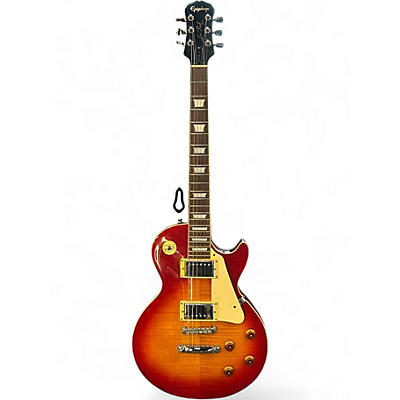 Used Epiphone Les Paul Standard Cherry Sunburst Solid Body Electric Guitar
