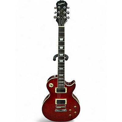 Used Epiphone Les Paul Standard Crimson Red Trans Solid Body Electric Guitar