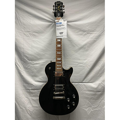 Epiphone Used Epiphone Les Paul Standard Ebony Solid Body Electric Guitar Ebony