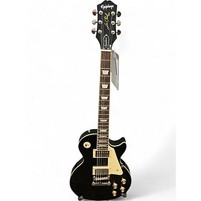 Epiphone Used Epiphone Les Paul Standard Ebony Solid Body Electric Guitar