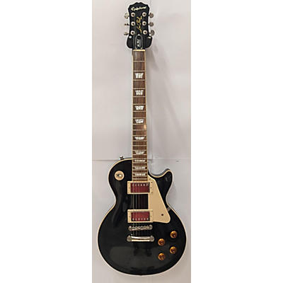 Epiphone Used Epiphone Les Paul Standard Ebony Solid Body Electric Guitar