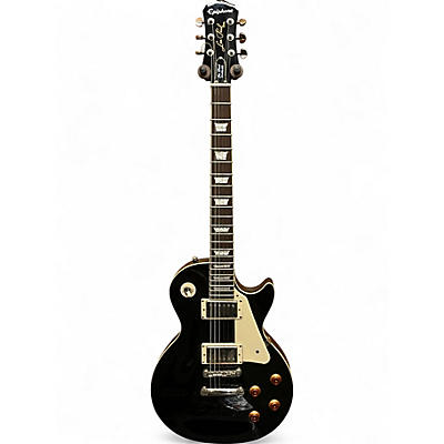 Used Epiphone Les Paul Standard Ebony Solid Body Electric Guitar