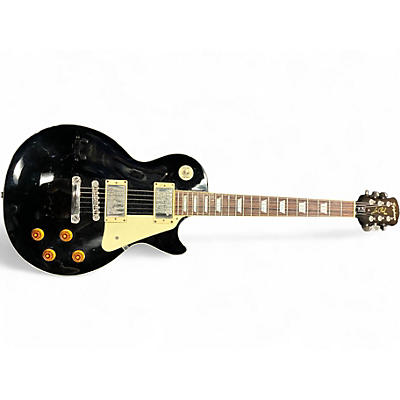 Used Epiphone Les Paul Standard Ebony Solid Body Electric Guitar